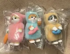 新品未開封品　mofusand もこもこパジャマにゃんフィギュア　ガチャ