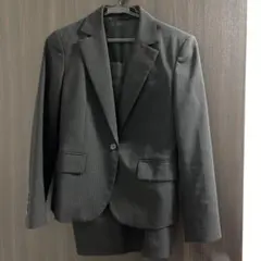 黒ストライプ ビジネススーツ上下7号