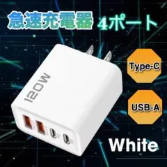 充電器 充電 スマホ PC コンセント USB white　g