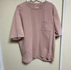 YOUTILITY ピンク ポケット Tシャツ LL