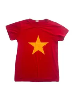 レッド スター tシャツ ストリート 短丈 Y2K 古着