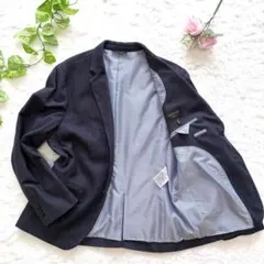 BANANA REPUBLIC　デニム調　テーラードジャケット ネイビー