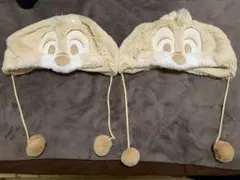 ディズニーキャラクター耳付きファンキャップ