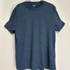 オールドネイビー Ｔシャツ 丸首 半袖 霜降り M 紺 綿混 お出かけカジュアルのサムネイル