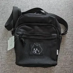 新品　 カワ(・∀・)イイ!!　にゃー ネ ネット ショルダーバッグ ブラックのサムネイル