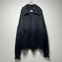 a.p.c アーペーセー ダメージ ニットカーディガン y2k グランジ 襤褸 