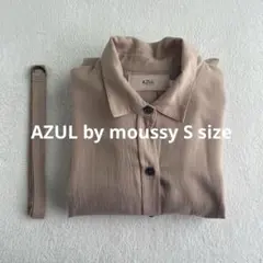 【最終お値下げ】AZUL by moussyシャツワンピース ウエストベルト付