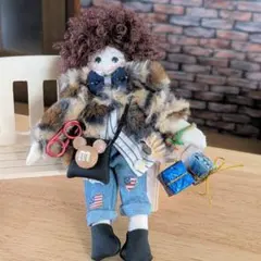 ハンドメイドドール☆カントリードール☆男の子☆チャーム☆キーホルダー