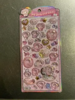 【正規品】　マイメロディ うるちゅるポップシール My Melody