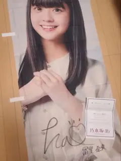 乃木坂46 冨里奈央 歩道橋 直筆サイン入りプリントカード 乃木フェス