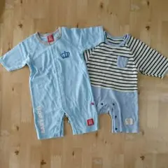 BABYDOLL他 カバーオール ロンパース 長袖 2枚セット 70