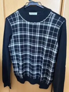 Healthy Karen チェック柄 長袖ニット美品(激安)