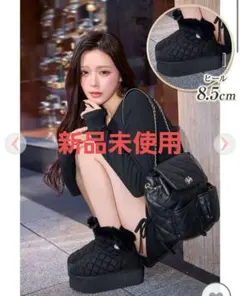 rady レディー サイドビジュー厚底ムートンショートブーツ ムートン 厚底 S