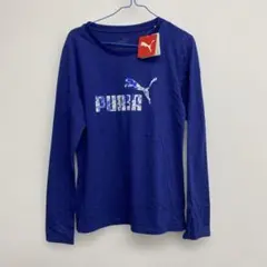 PUMA メンズ　長袖カットソー ブルー XLサイズ　サ31のサムネイル