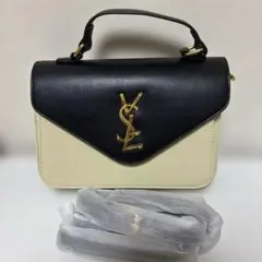 YSL ショルダーバッグ 黒/ベージュ