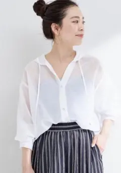 BEARDSLEY 26SS 美品⭐︎シアーカラーレスシャツグレー - メルカリ
