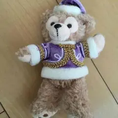 カラーオブクリスマス ダッフィーぬいぐるみバッジ