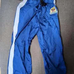 HYSTERICMINI 青 ストライプ 長ズボン（撥水ナイロン）95