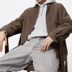 UNIQLO /ユニクロ /メンズ /Sサイズ/フランネルシャツ /ブラウン