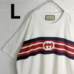 美品】 GUCCI インターロッキング シグネチャー Tシャツ ロゴ - メルカリ