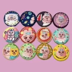 《値下げ‼︎》おぱんちゅうさぎ刺繍缶バッジ（セット売り）