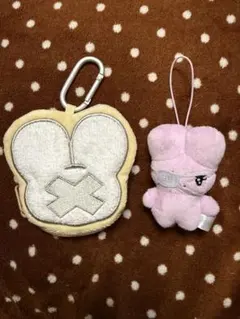 beco+81 しりみみうさぎ フェイスポーチ ぬいぐるみ 眼帯メメ 縛