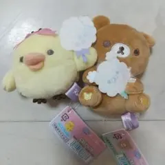 新品お空のくるりんわたあめ　リラックマストア限定　キイロイトリ　てのりぬいぐるみ