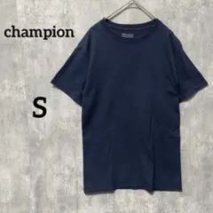 美品championネイビーメンズTシャツ古着ヴィンテージスポーツカジュアル半袖