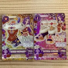 アイカツカード 大空あかりルビーブロッサムパンプス Dreamy Crown