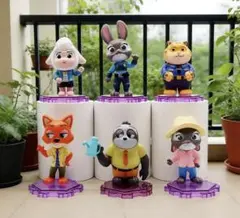 ズートピア　フィギュア６点セット