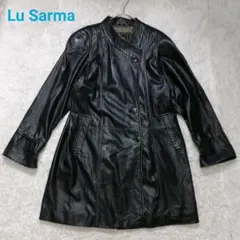 Lu Sarma ラムレザーコート　裏地レトロ　ジャケット　大きいサイズ