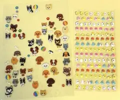 ぷくぷく　動物　立体キャラクターシールセット