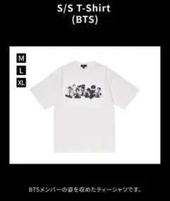 新品BTS ARIRANG アリラン Photo フォト 全員 Tシャツ 黒　M 防弾少年団(BTS) - BTS ARIRANG アリラン POP UP Tシャツ 日本限定 M