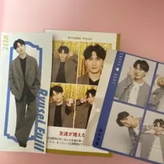 WEST 藤井流星 推しの証明写真 ハッピー4カット 推しおり セット