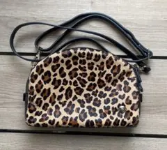 TOPKAPI （トプカピ）レオパード／ハラコ素材ショルダーバッグ