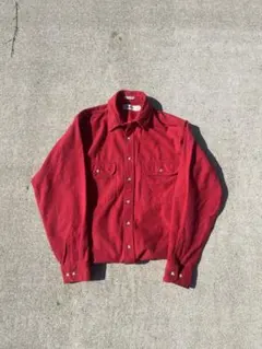 80s STJOHN'SBAY 長袖 シャツ シャモアクロス ビンテージ 古着