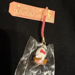 ハローキティ しあわせの温泉卵 ストラップ - メルカリ