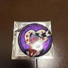 ハズビンホテルへようこそ　アニメイトカフェ　グリッター缶バッジ　ヴァレンティノ