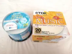 【未開封】音楽用CD-R 80分 計70枚 maxell 50枚 TDK 20枚