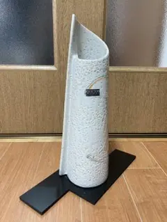 ホワイト 白 陶器 花瓶 高さ約32cmのサムネイル