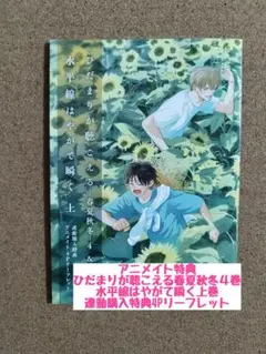 アニメイト連動特典4Pリーフレット◆ひだまりが聴こえる春夏秋冬水平線はやがて瞬く