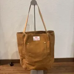 未使用級 BAG’n’NOUN バッグンナウン キャンバストートバッグ キャメルのサムネイル