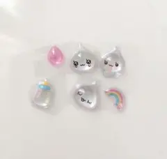 ボンボンドロップシール　ミニ　しずくちゃん　みるみるちゃん