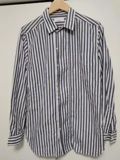 BRITISH MADE Wight リネン プルオーバーシャツ L ストライプ - メルカリ