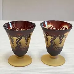ボヘミアグラス：ペンドロイング・オブジェ（花器） - メルカリ