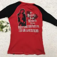OLD STUSSY Venus 美の女神 ヴィーナス 赤黒 ラグラン Tシャツ - メルカリ