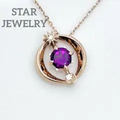 レア⭐️美品⭐️スタージュエリー K10 ダイヤモンド アース ネックレス PPG
