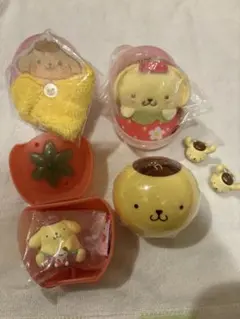 ポムポムプリン　ガチャ６点セット