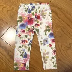 お花柄 レギンス スパッツ 90cmのサムネイル