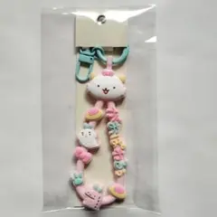 サンリオキャラクターズ　キャラクター大賞　ラバーコードキーホルダー　がおぱわるぅ
